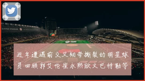 近年遭遇前交叉韧带撕裂的明星球员回顾郭艾伦崔永熙欧文巴特勒等人