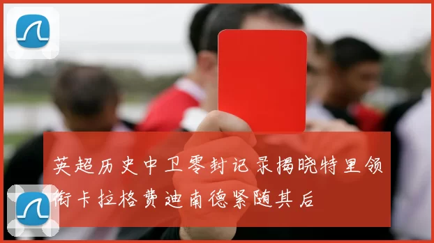 英超历史中卫零封记录揭晓特里领衔卡拉格费迪南德紧随其后